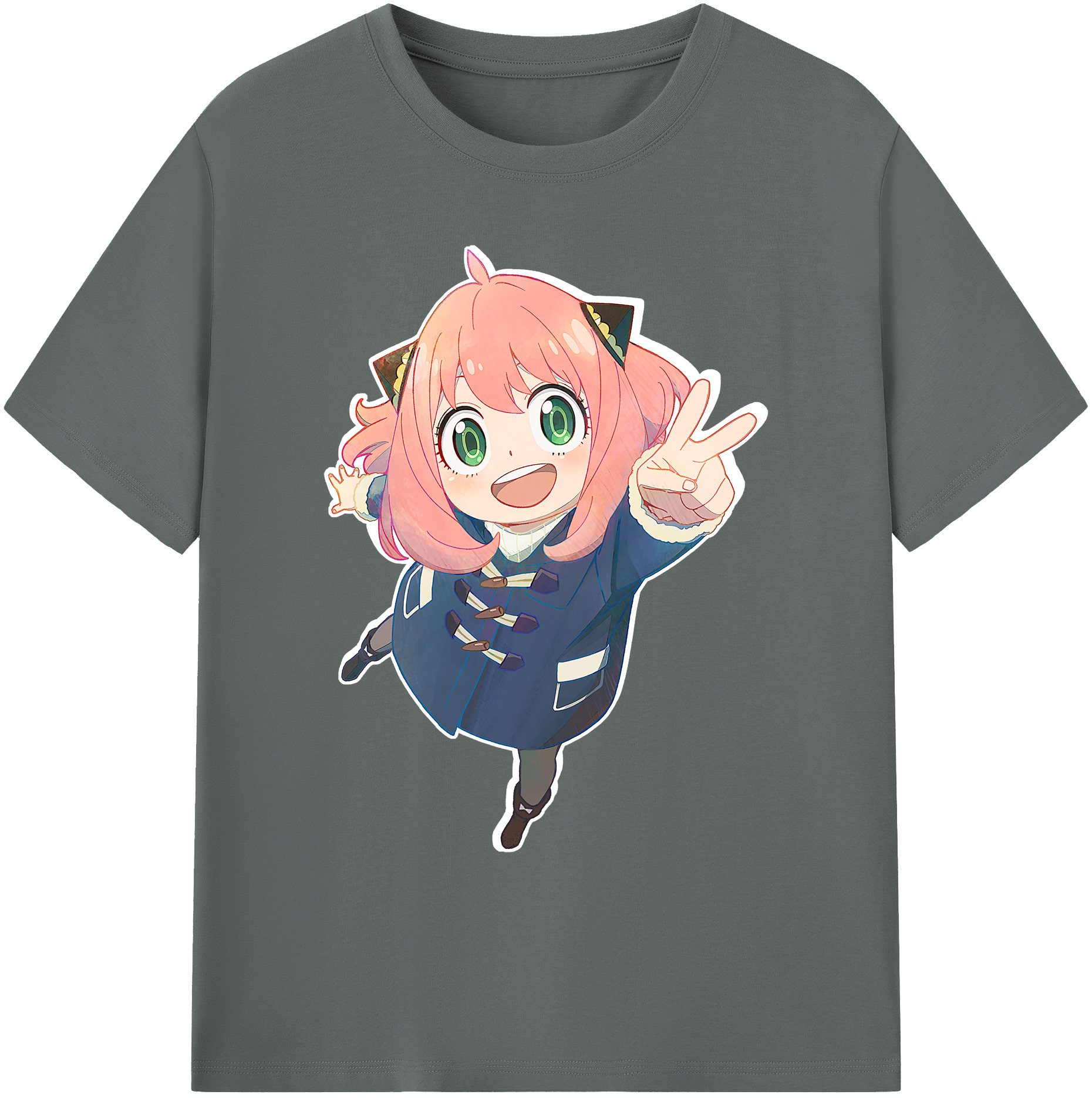 （画像用） SPY×FAMILY间谍家家酒 綿100％ メンズ半袖Tシャツ｜肌触りやわらか＆通気性